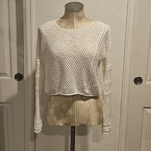 Lauren Conrad Women's White Knit Top XS
